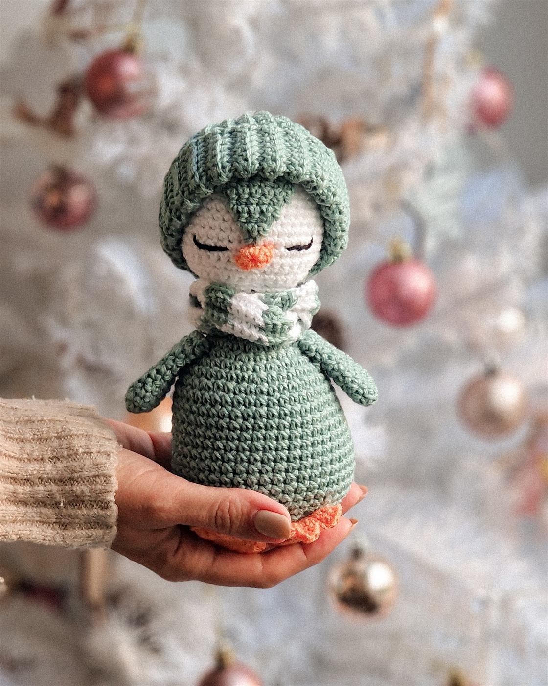 Pingüino Federico — amigurumi tejido a mano por Trufitas Artesanas